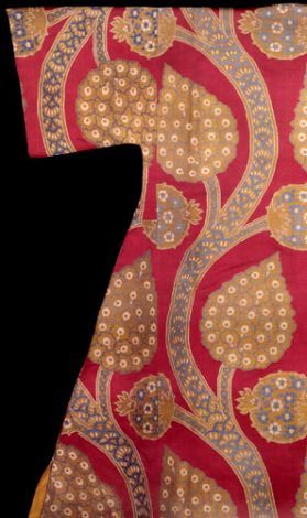 Floral Motifs In Fabrics And Garments, Caftan Of Sultan Mahmud I